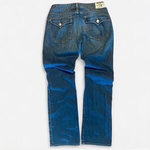 True Religion Vintage World Tour “Billy” Bootcut Flap Pocket Jeans